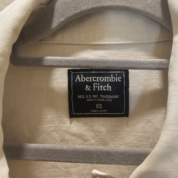 Abercrombie & Fitch Canvas Cotton Button Down Jacket Size XS - Picture 2 of 6